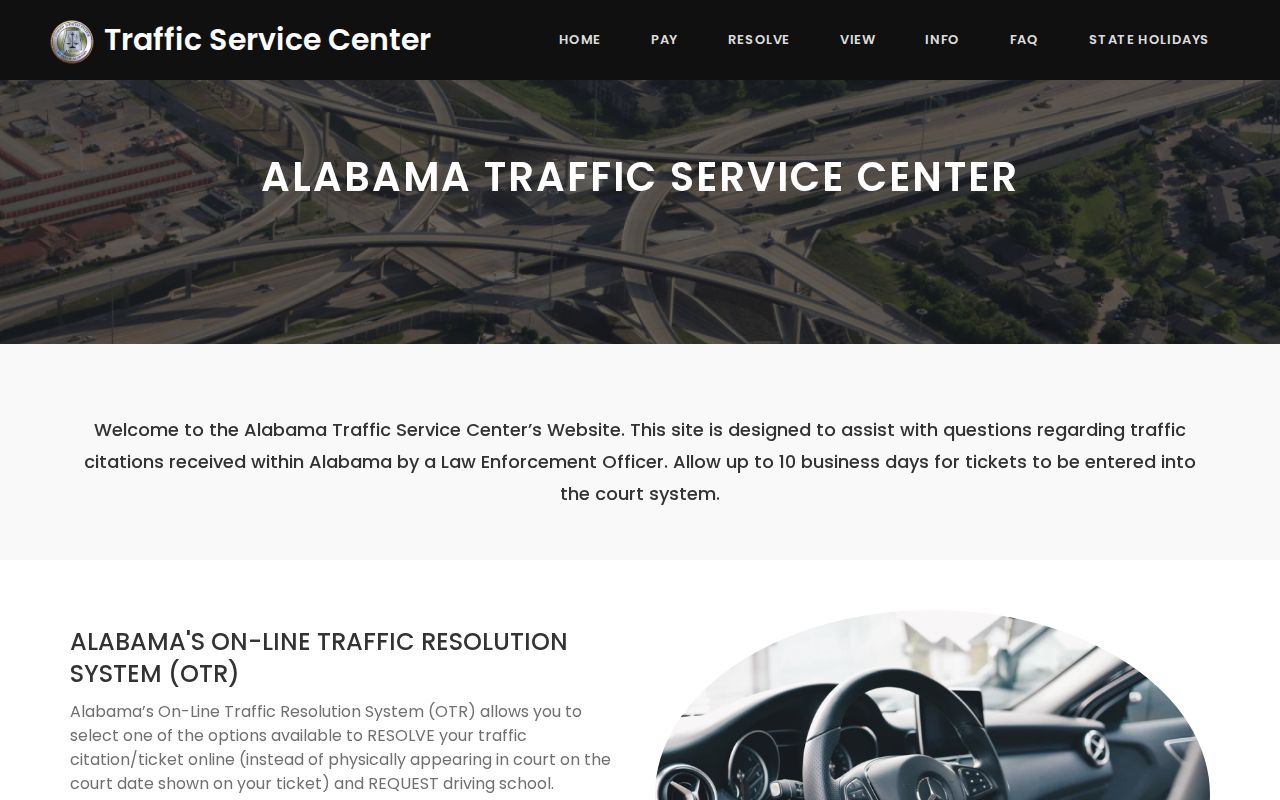 Lowndes County traffic warrant statewide service center instructions