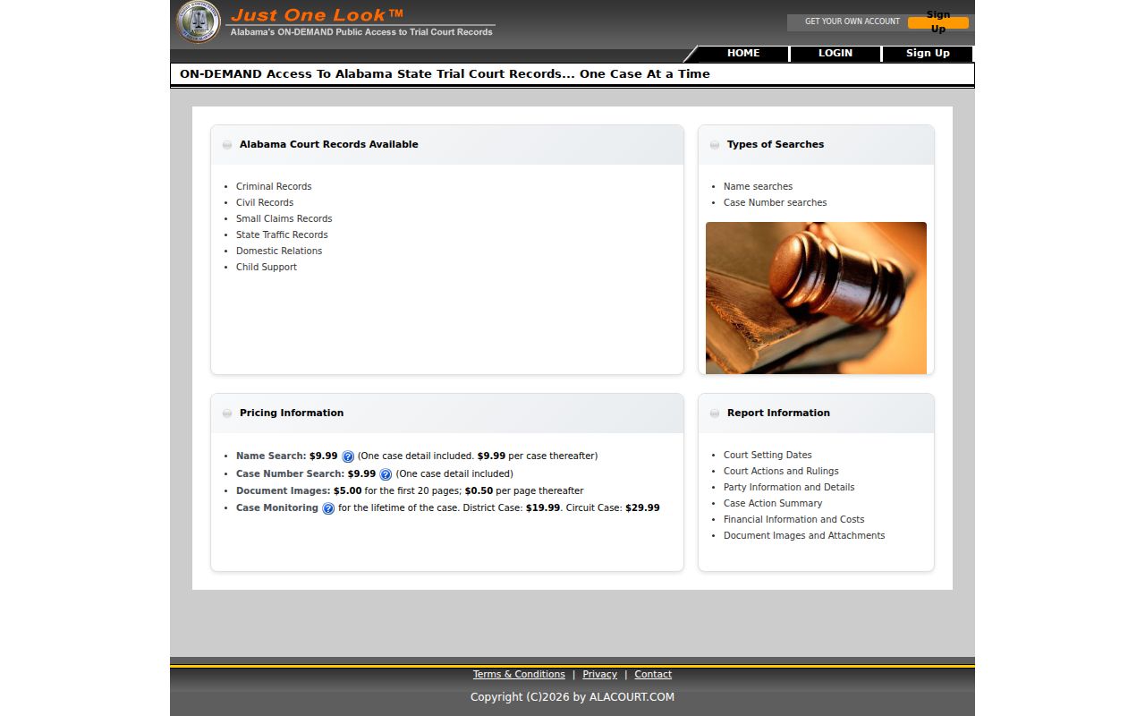 Lowndes County warrant lookup through Alabama case access